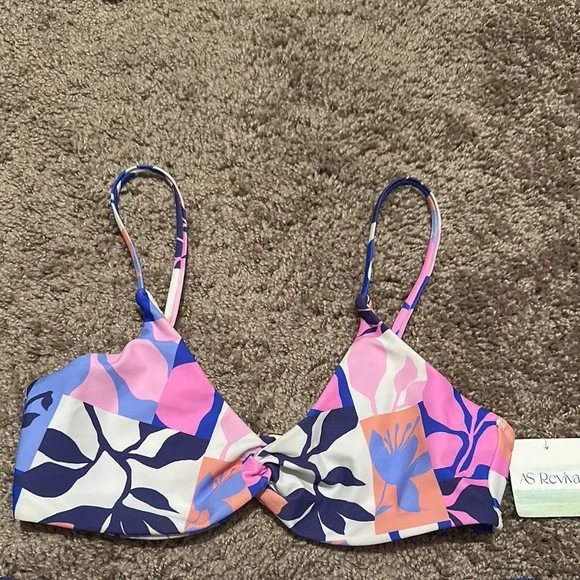 SOLD ON E B A Y Altar'd State Bikini Set S Tropical Floral Twist Front BNWT - Picture 6 of 11